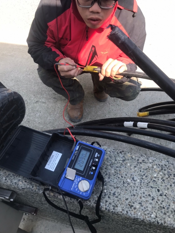 桃園線路高阻測試